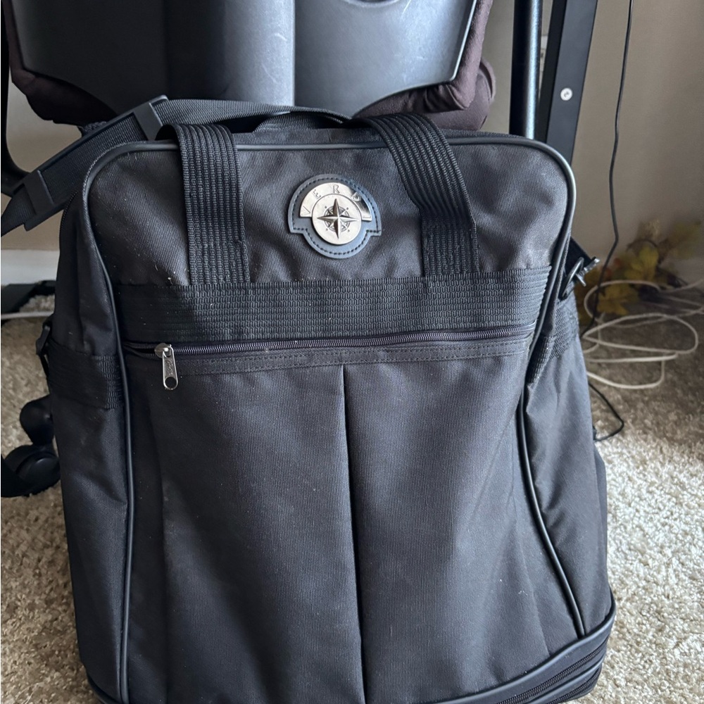 Zip Travel Carry Spacious Storage Tote with Wheels & Key